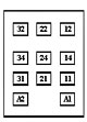 Расположение контактов реле РЭП 26 Расположение контактов реле РЭП 26