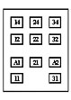 Расположение контактов реле РЭП 26 Расположение контактов реле РЭП 26